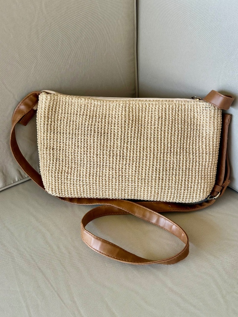 Nanette Lepore Straw Crossbody Bag - Picture 4 of 11